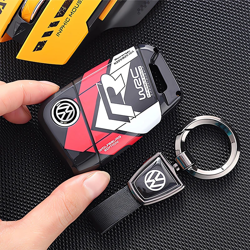 大众迈腾330豪华钥匙套新b8蔚揽专用扣cc帕萨特2024款24男士赛道