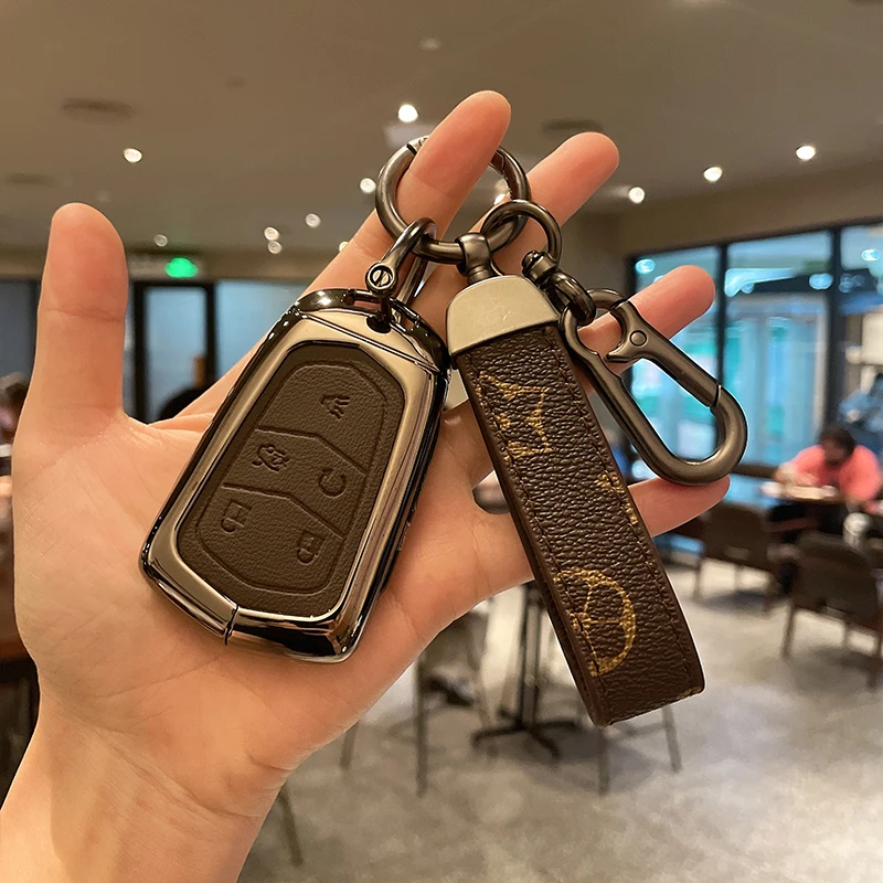 适用凯迪拉克钥匙套24款XT5 XT4 XT6 XTS CT4 CT5 CT6 ATSL SRT扣