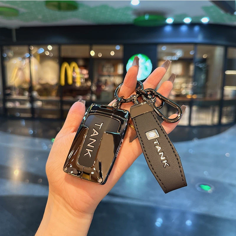 坦克400钥匙套2024款坦克300车钥匙套TANK500hi4t金属专用全包壳