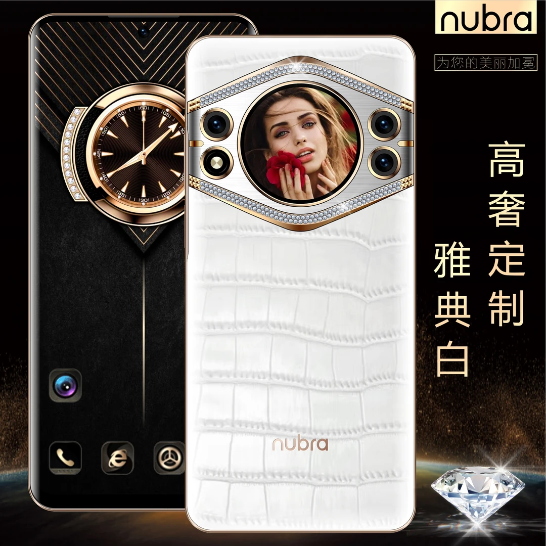 【官方正品】努布拉时尚V999轻奢商务双屏智能手机全网通256G内存