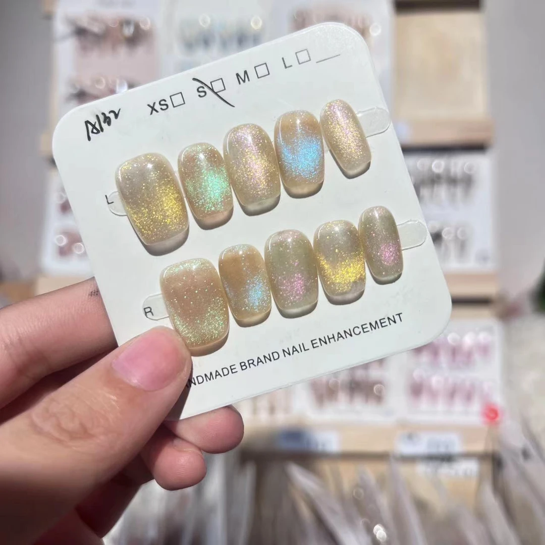 【孤品】纯手工穿戴甲孤品念到名字去拍（拍下备注编号两单包邮）