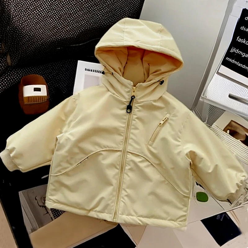 男女童冬装外套秋冬款2025新款儿童夹棉秋冬季宝宝加绒加厚冲锋衣