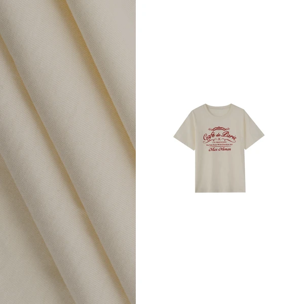 【Max Monan】 摩卡  新款品牌设计圆领印花休闲短袖T恤MM24SS002