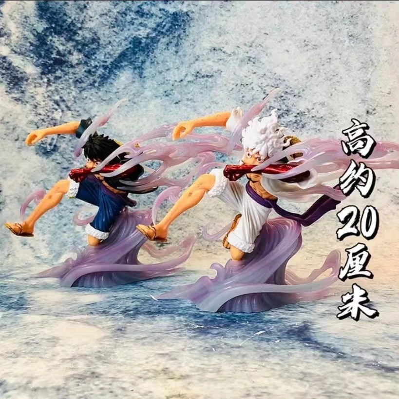 【小飞侠潮玩】海贼王路飞吹气路飞尼卡经典德岛配色雕像 手办摆件
