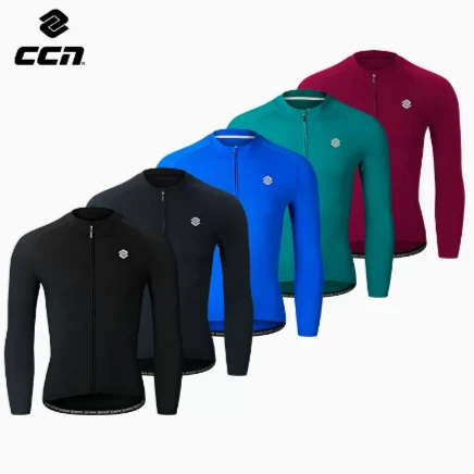 ccn 秋冬季新品男士骑行服山地公路自行车长袖深蓝色上衣 All Day