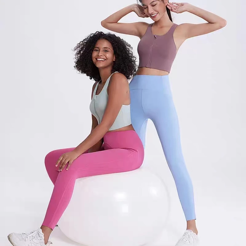 【2】『A025~047』瑜伽裤磨毛裸感透气高腰显瘦时尚运动高弹提臀网红