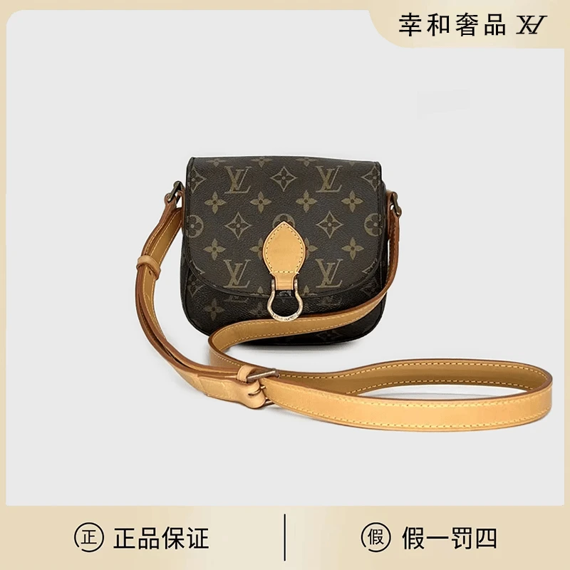95新 LouisVuitton/路易威登 LV/中古马鞍小号斜跨包/植鞣革换新