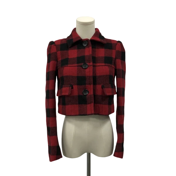 妃鱼/Red—Valentino/羊毛/外套/95新/市场价5000/白1005