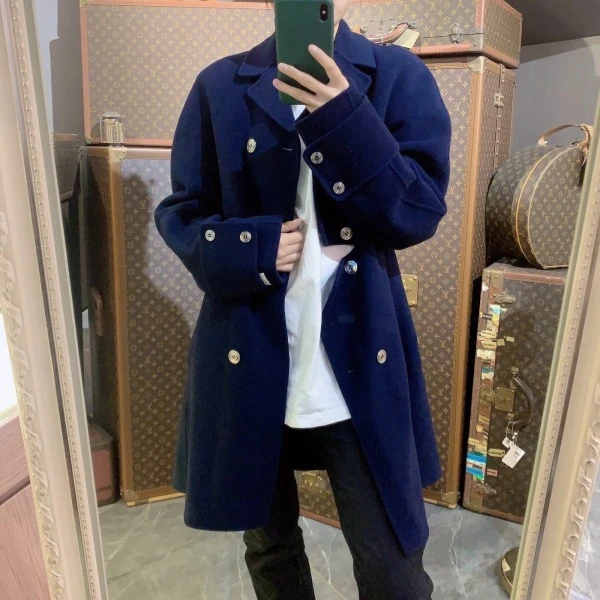 妃鱼/斯宝麦斯/羊皮/剪羊毛/大衣/95新/市场价9900/卢1026