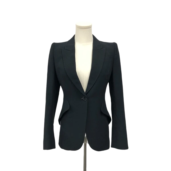 妃鱼/亚历山大麦昆/粘胶纤维/外套/95新/市场价4000/白1024