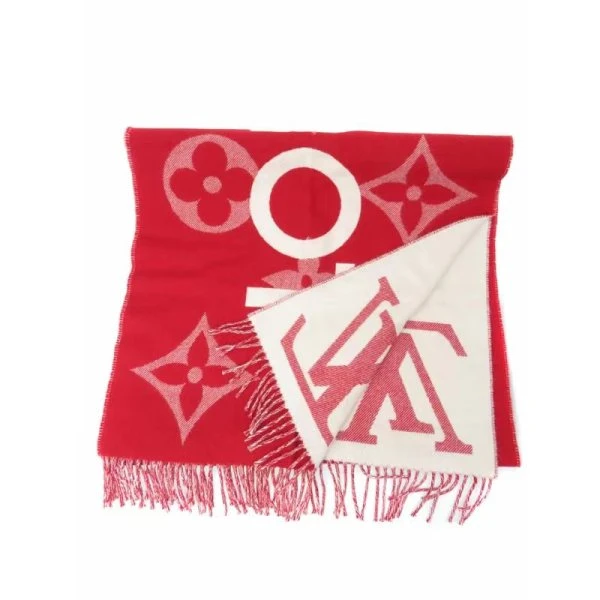 妃鱼/路易威登/羊毛/围巾/95新/市场价6850/卢1026