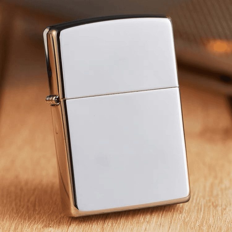 ZIPPO打火机 美版 250镀铬镜面光板