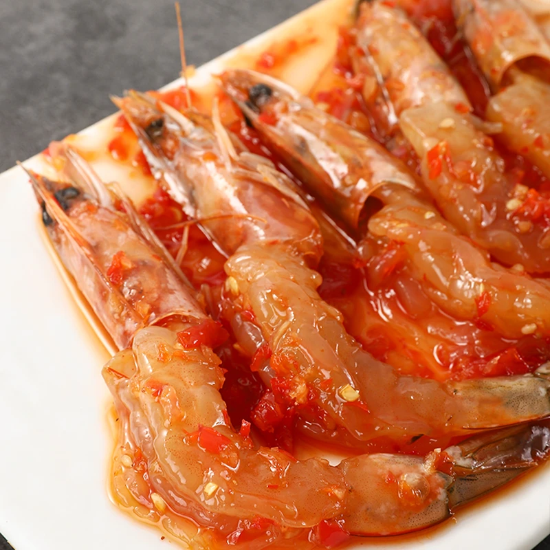 【哈哈专属-顺丰包邮】泰式甜辣虾生腌无皮虾新鲜即食海鲜300g/罐
