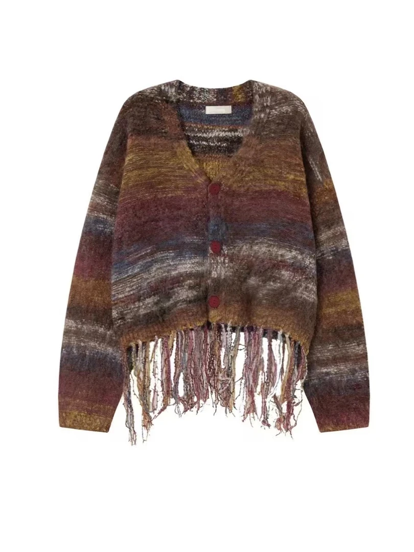 [XIAOQI]  毛衣551-600  秋冬时尚慵懒风新款ins毛衣宽松设计感