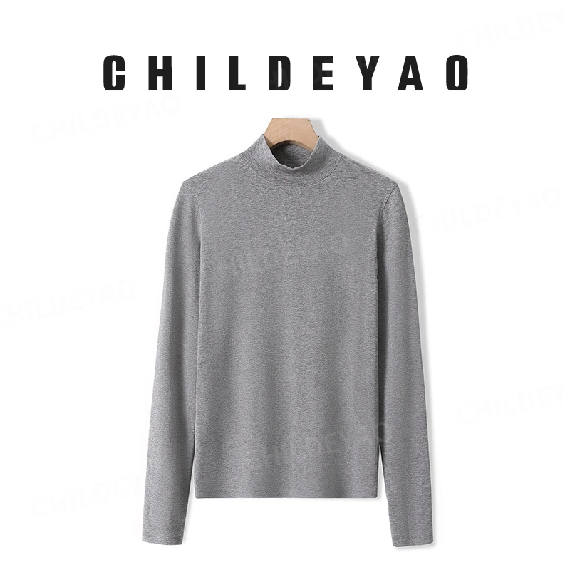 Childe Yao【暖洋洋】+打底衫女秋冬半高领厚保暖叠穿内搭长袖F3261