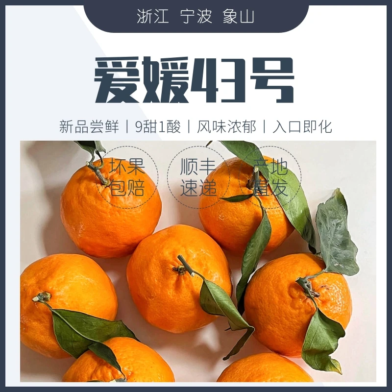 萍萍家【新品种 爱媛43号 】现摘现发风味浓9甜1酸4.5斤包邮