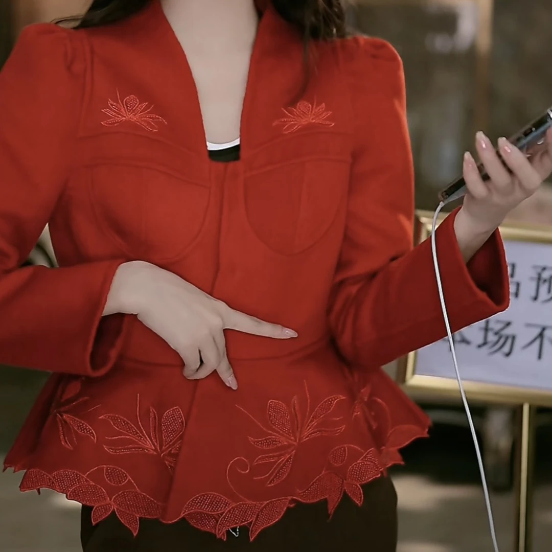 SEJI/瑟纪12.20【戛纳女神】重工气质外套
