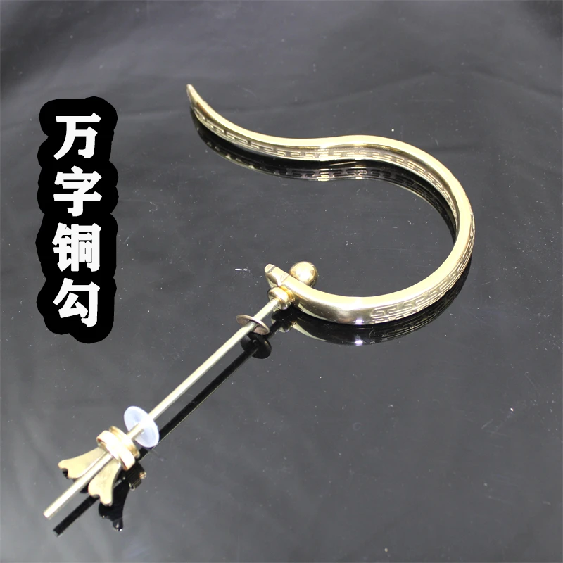 画眉鸟笼广笼清远笼双面万字铜钩子光钩鸟笼配件