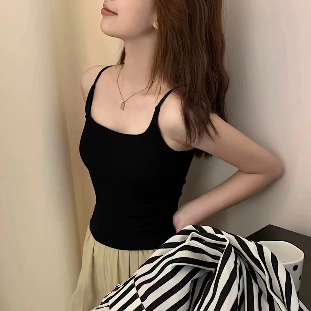 UNIC-【U型美背】纯色吊带背心百搭性感