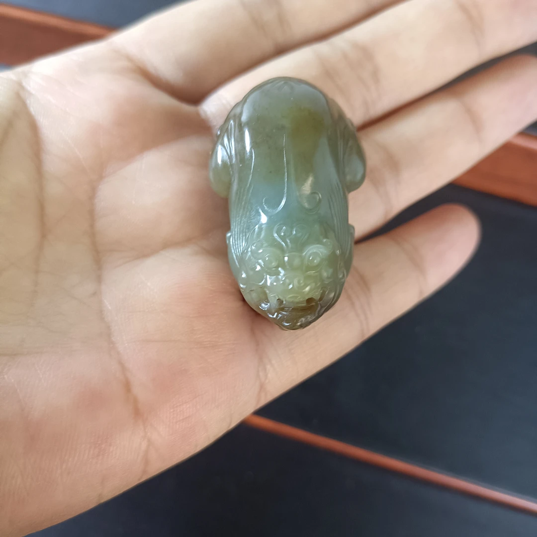 天然和田玉且末貔貅