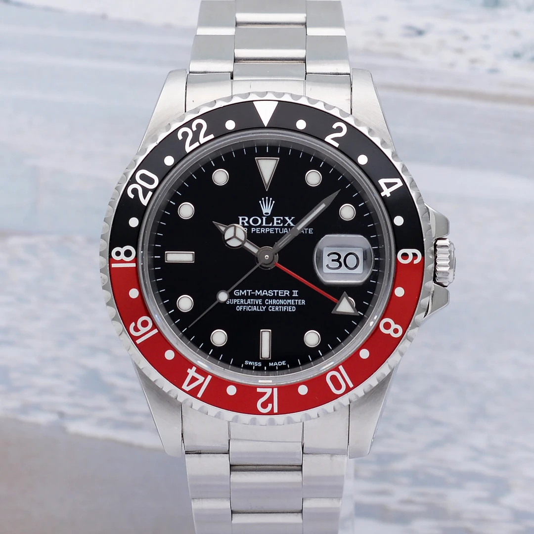 99新 Rolex/劳力士 爱换/格林尼治II/16710可乐圈/钢40mm手表
