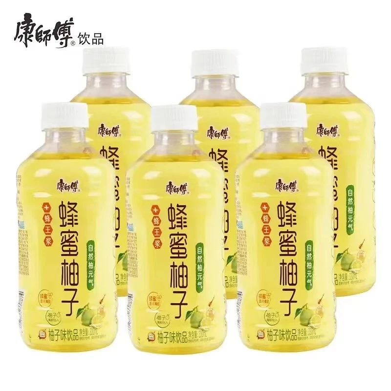 【新店福利】康师傅蜂蜜柚子330ml*6瓶迷你小瓶装柚子味饮品
