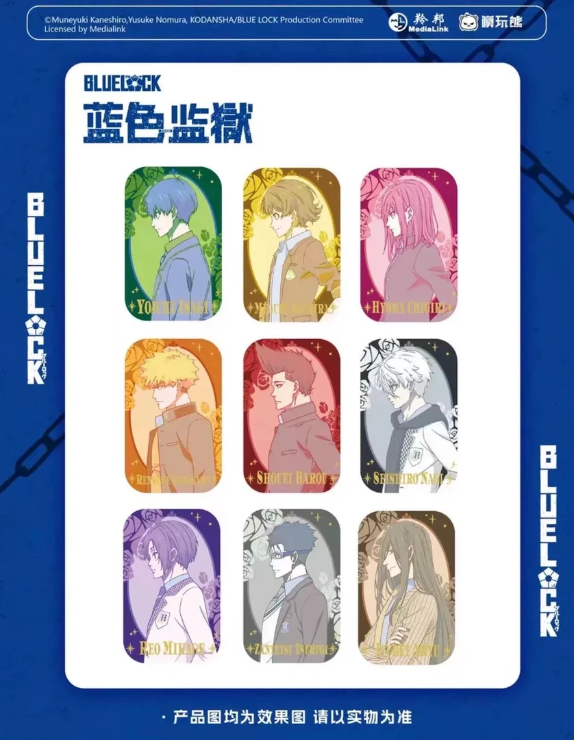 【拆袋】国谷-《蓝色监狱》侧颜烫金马口铁徽章盲盒（代拆）