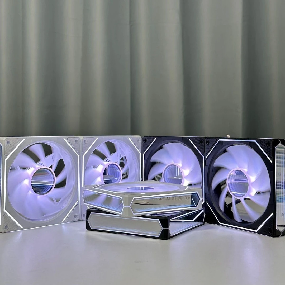 棱镜6PRO ARGB三面镜光机箱风扇 神光同步ARGB支持海景装机房风扇