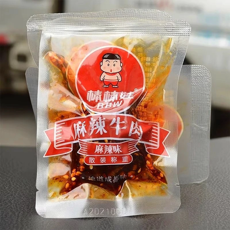 棒棒娃麻辣牛肉250g散称四川特产麻辣零食独立小包冷吃牛肉约12包