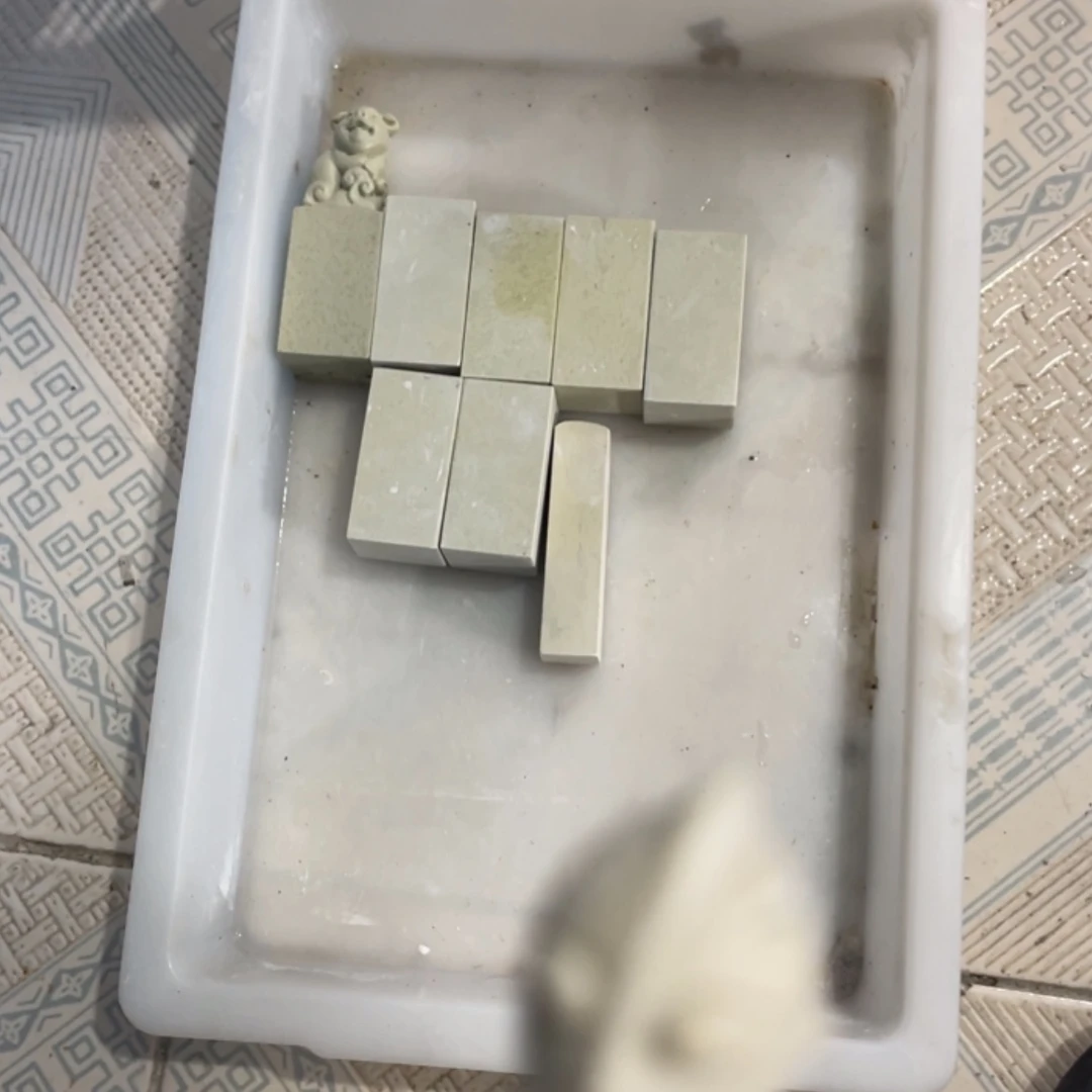 【闪购商品】青田石写****师新矿印石各尺寸