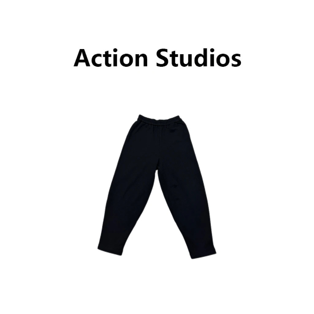Action Studios【哈伦裤】大大推荐宽松加绒松紧百搭运动裤WW7385