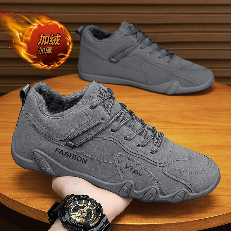 回力新莆田雪地靴男款冬季保暖加绒加厚东北棉鞋男士防滑五指工装