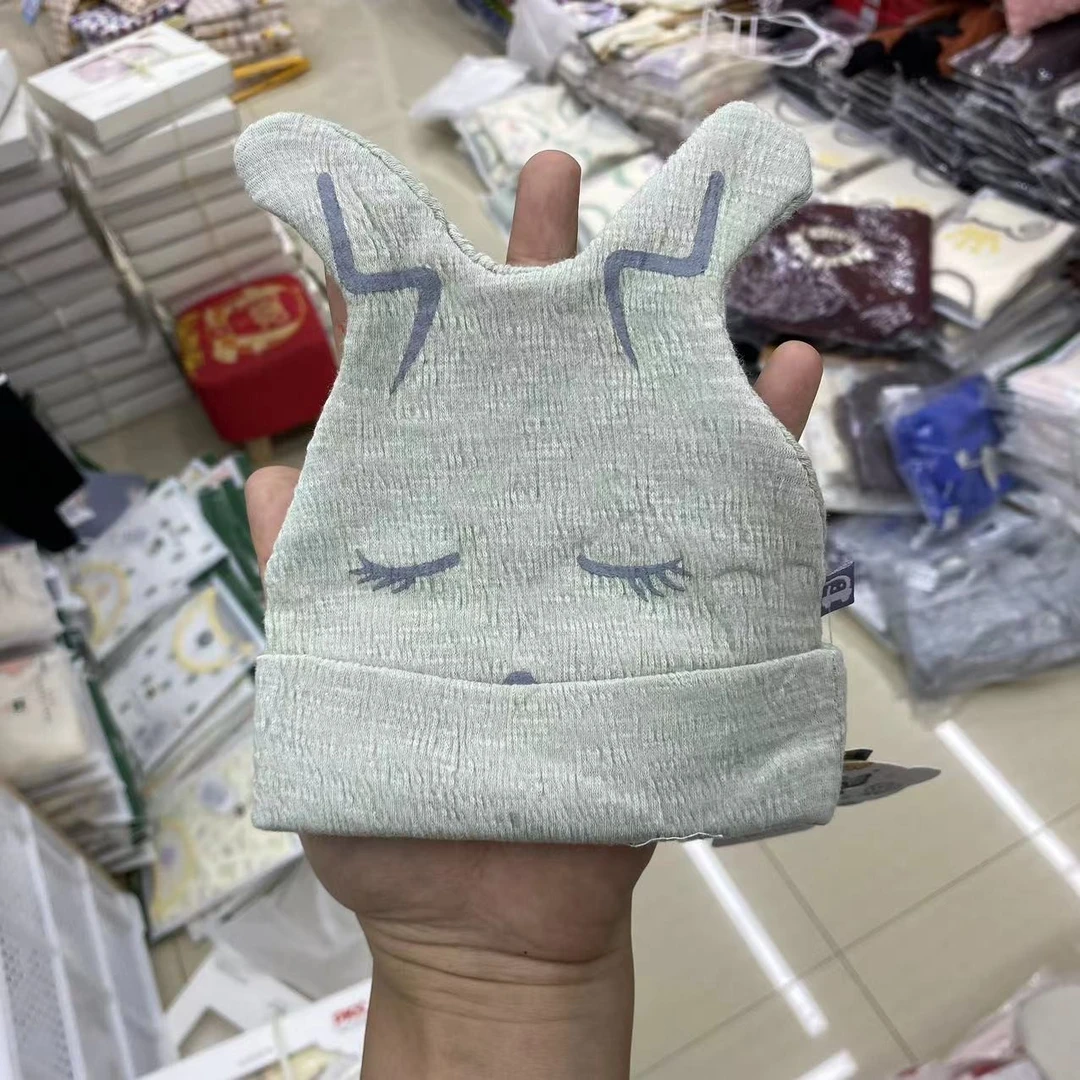 嘟嘟啦小兔婴儿帽0-6个月112229