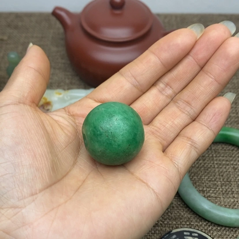 【闪购商品】翡翠珠子未镶嵌用****0
