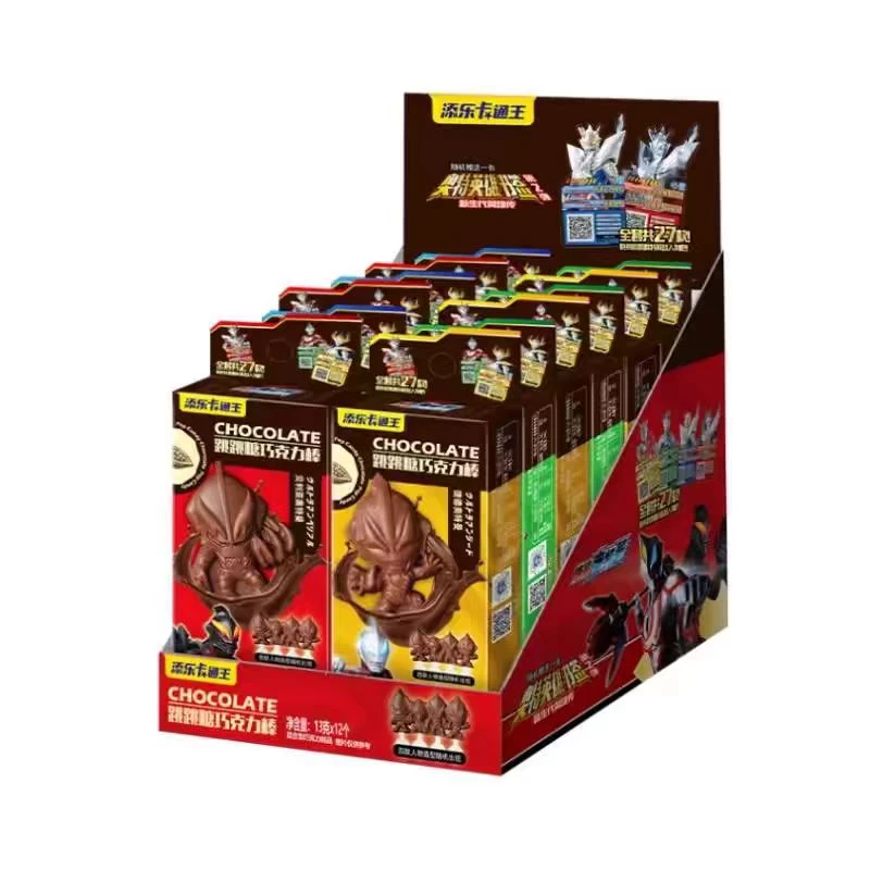 添乐卡通王跳跳糖巧克力棒奥特曼造型生日礼物儿童礼物