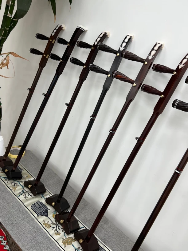 老红木板胡杆子明清老红木秦腔板胡杆子老料