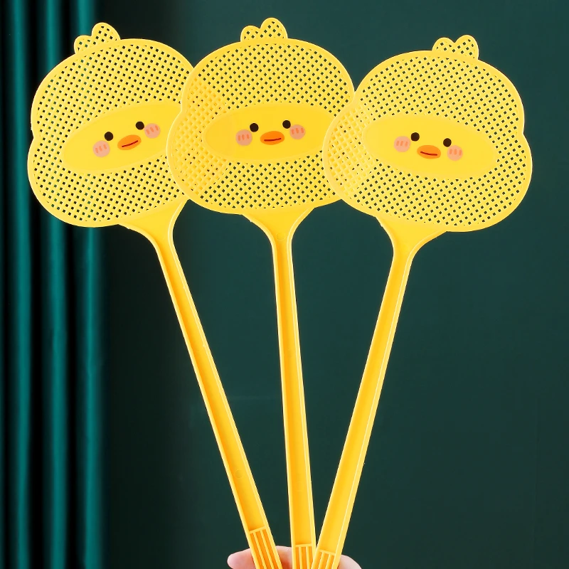 塑料苍蝇拍拍不烂加长柄硅胶大号加厚家用手动拍打蚊子灭蝇灭蚊拍