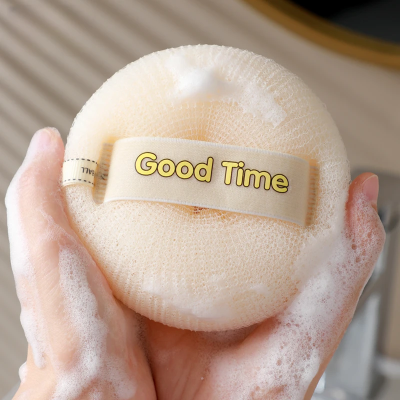 浴花球高档不散超柔软吸盘沐浴球女生大号女生海绵搓澡家用洗澡球