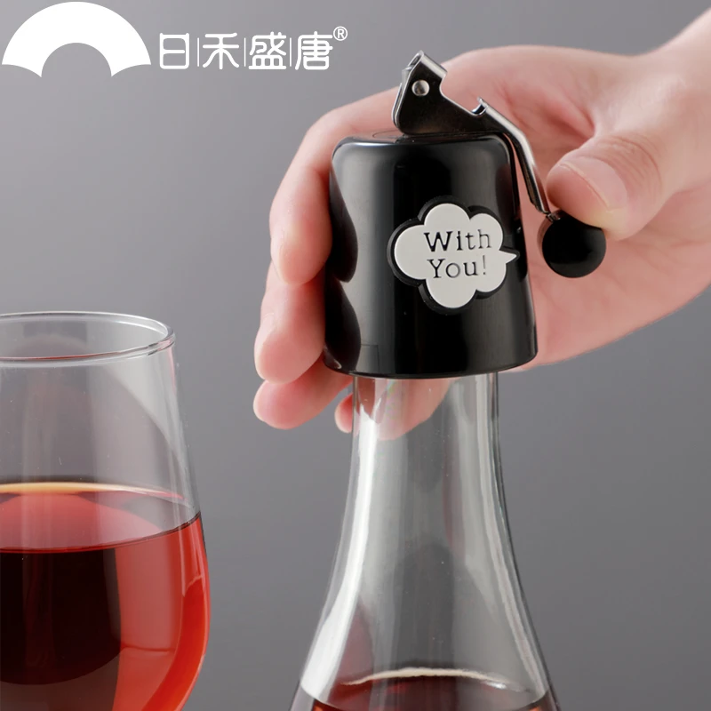 红酒瓶塞家用密封酒塞创意玻璃瓶塞迷你保鲜塞葡萄酒塞瓶盖按压式