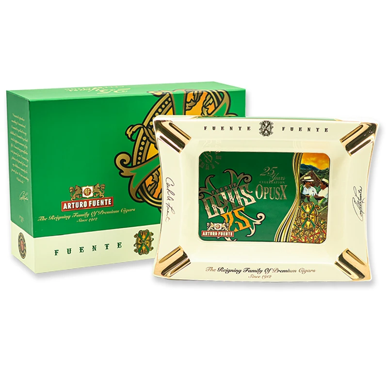 Fuente富恩特巨著20周年纪念雪茄专用烟灰缸OPUX大容量四人位陶瓷