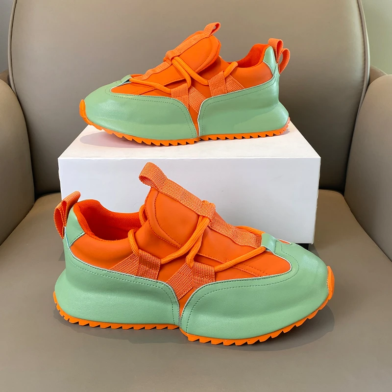 小扬哥推荐】男鞋2023冬季新款舒适内增高软底拼色休闲鞋学生潮鞋