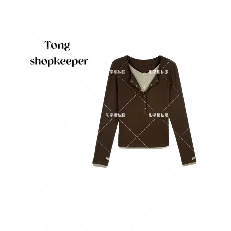 TS-QJ/彤掌柜168820【莱赛尔+羊毛】新款撞色拼接工艺设计师款长袖