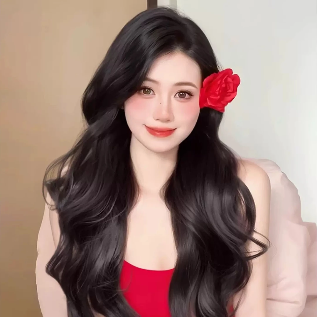 【小妈卷卷】蒂梵夕超捷假发女长发中分卷发氛围感大波浪假发全头套