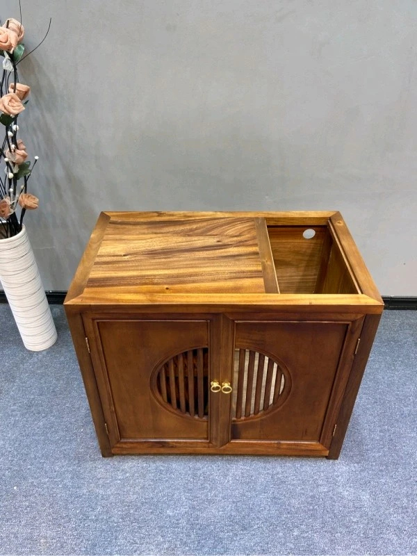 胡桃木茶水柜75-45-65茶几新中式储物边柜家用泡（新疆西藏不包邮）