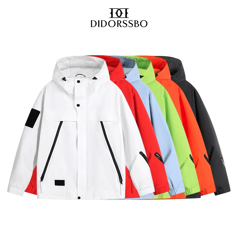 DIDORSSBO秋冬男女款户外三合一防泼防风保暖连帽棉服羽绒服5980