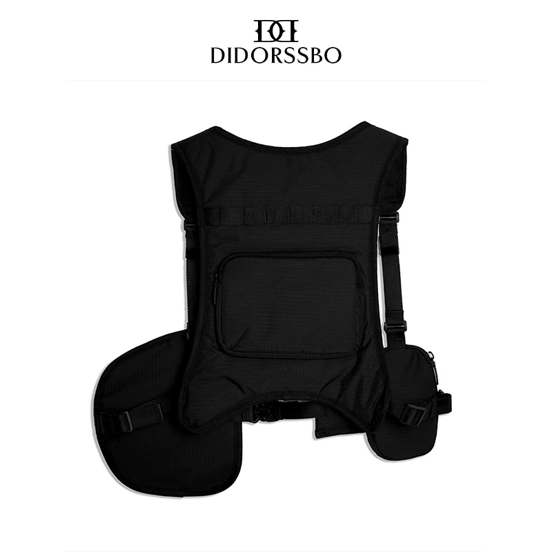 DIDORSSBO户外耐磨简潮百搭工装登山露营高阶机车钓鱼马甲背包007