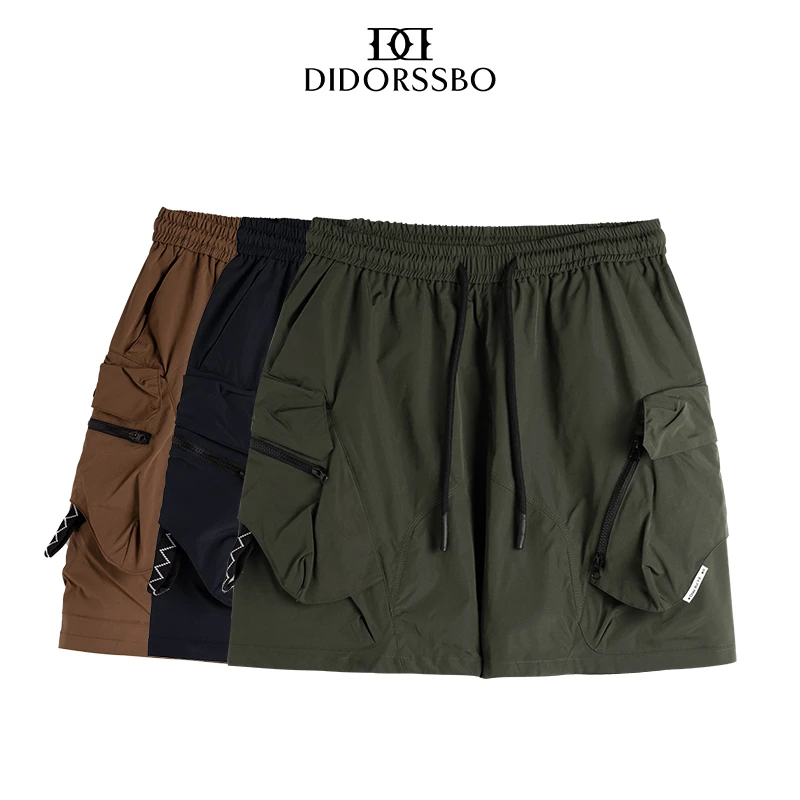 DIDORSSBO夏季新款户外时尚潮流美式休闲多口袋工装运动短裤AO111