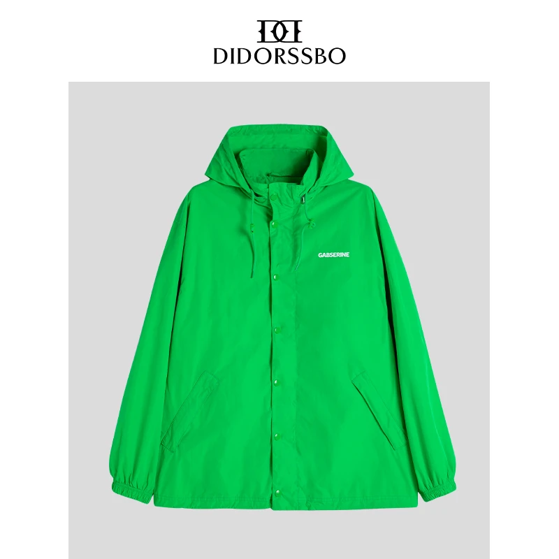DIDORSSBO春秋时尚潮流百搭情侣款男女同款户外连帽夹克外套10050