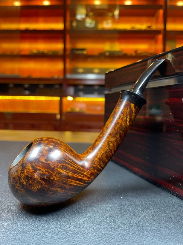 卢泳Jefferson系列石楠木手工烟斗（内径20.1 斗深46.8）