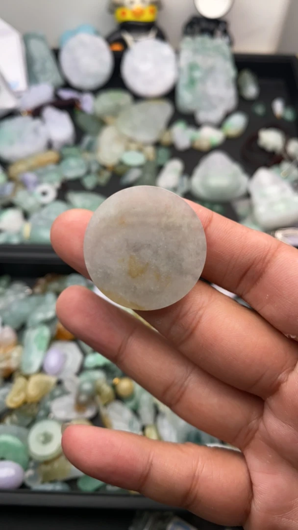 天然翡翠A货挂件